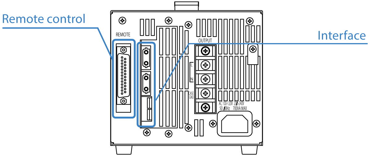 Remote Control | DRS series | AC power source Benchtop | Matsusada Precision