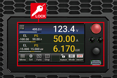 Two-mode Lock Function | PBH series | Bidirectional (Regenerative) DC Power supply | Matsusada Precision