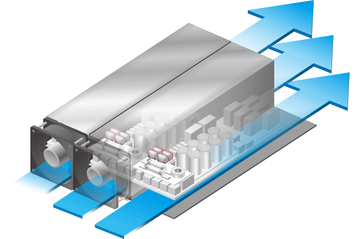 Air-through Circuit Block Technology | PBH series | Bidirectional (Regenerative) DC Power supply | Matsusada Precision