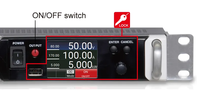 Rack Mount DC Power Supplies PRKT | lock | Matsusada Precision