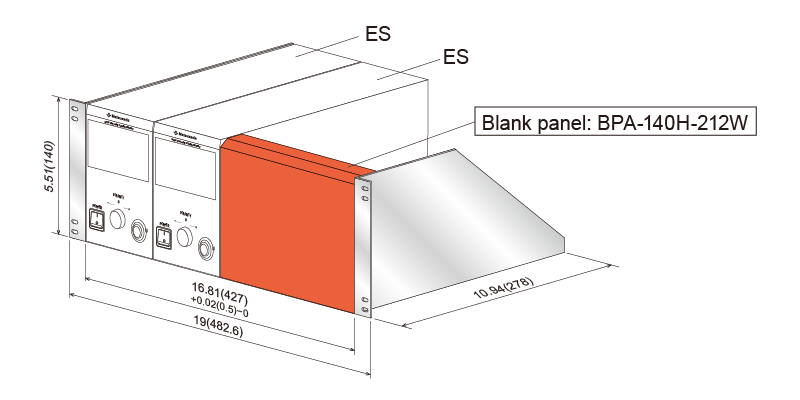 Blank panel for RMO-150H