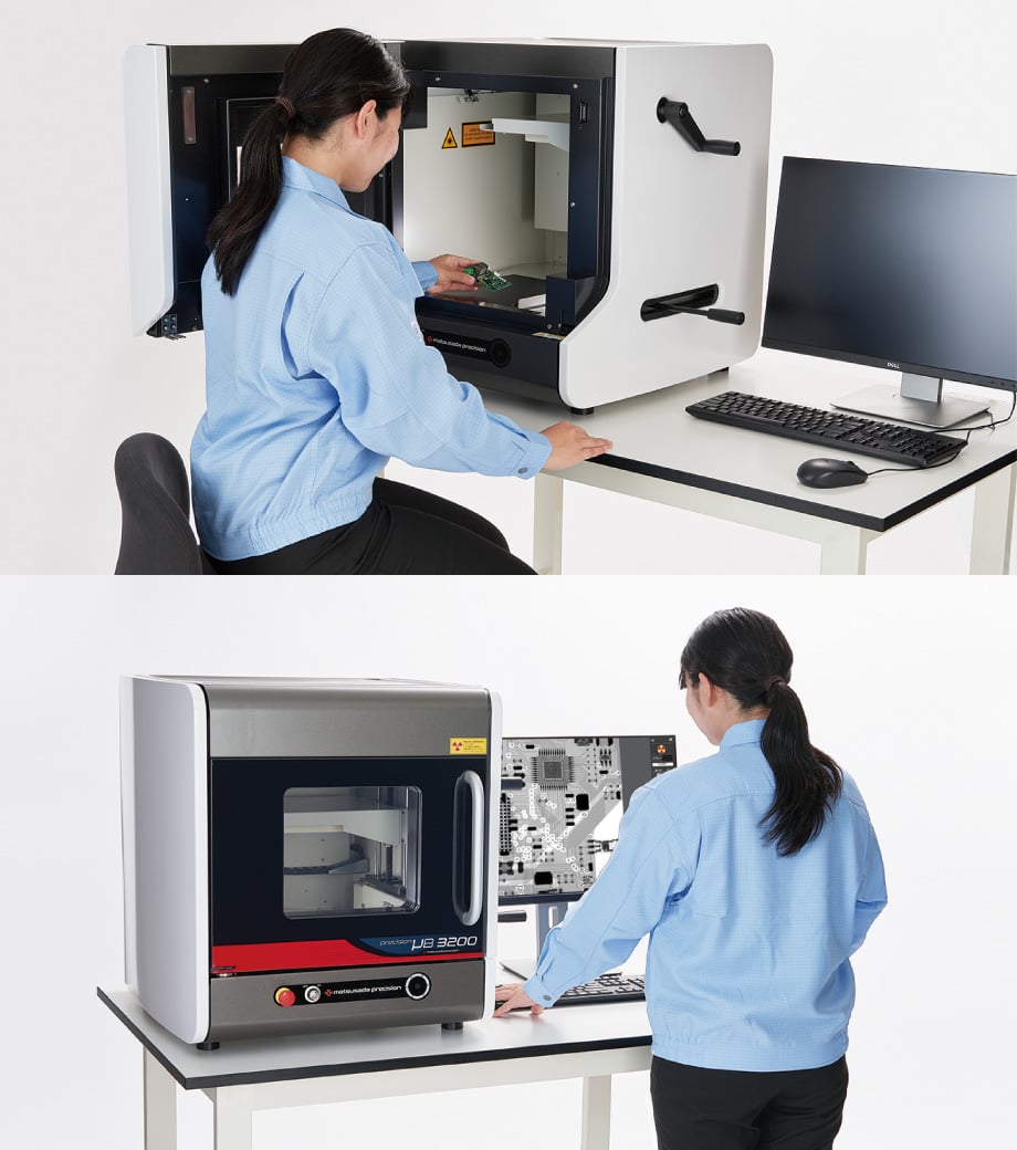 Suitable for small parts | precision μB3200 | X-ray Inspection in Benchtop | Matsusada Precision