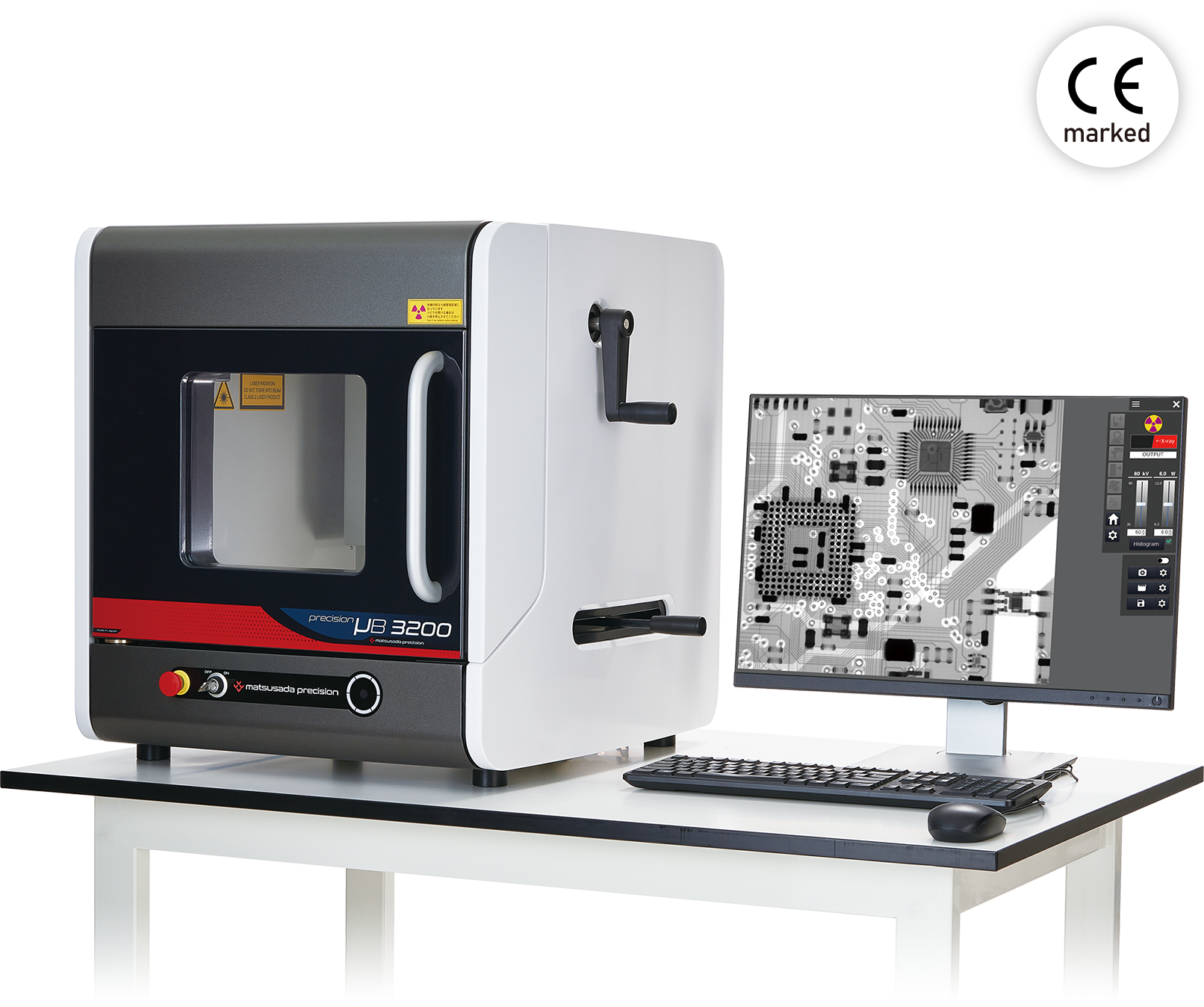 µB3200 | X-ray Inspection in Benchtop (Vertical Model) | Matsusada Precision