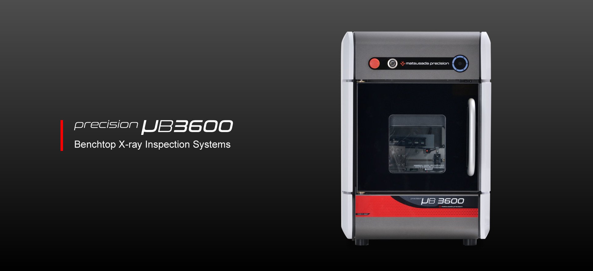 µB3600 series | X-ray Inspection in Benchtop (Vertical Model) | Matsusada Precision