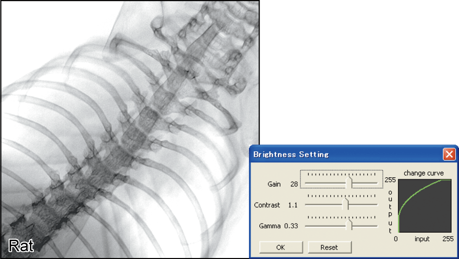 Brightness control | µRay8700/µRay8760 | Industrial x-ray ct scanners (Horizontal Model) | Matsusada Precision