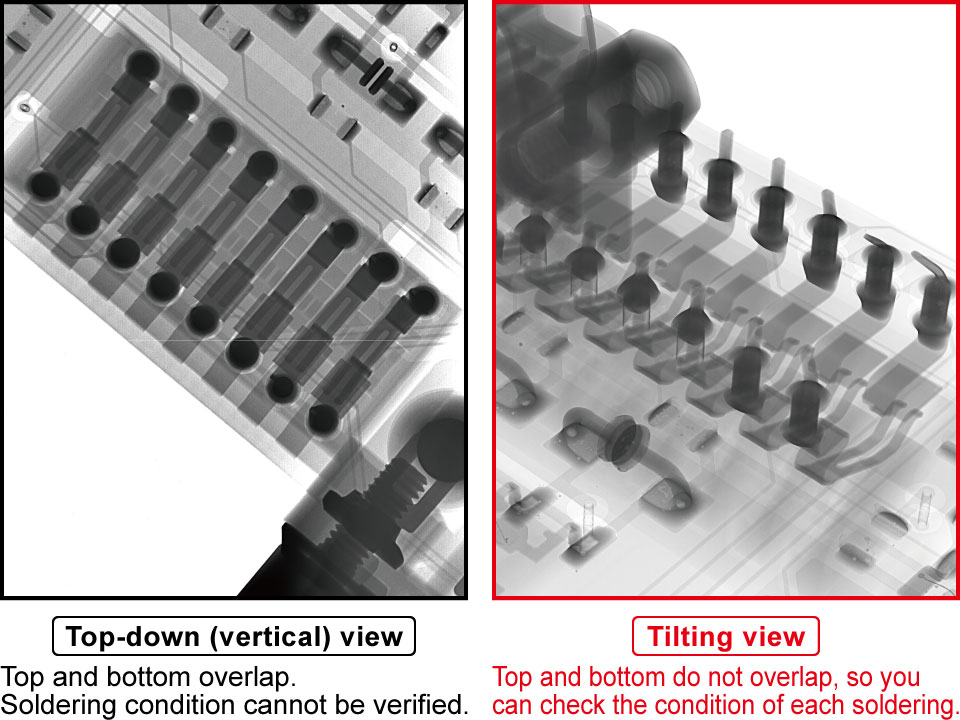 Through Hole Soldering | precision µX8600 | X-ray Inspection System (Top View Type) | Matsusada Precision