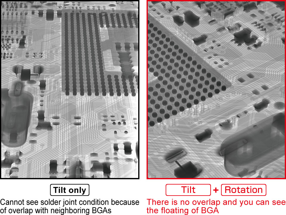 Tilt Rotation | precision µX8600 | X-ray Inspection System (Top View Type) | Matsusada Precision