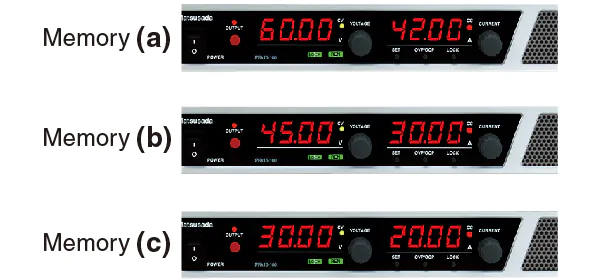 Multi Setting Function | REK/REKJ series | DC power supply Rackmount | Matsusada Precision