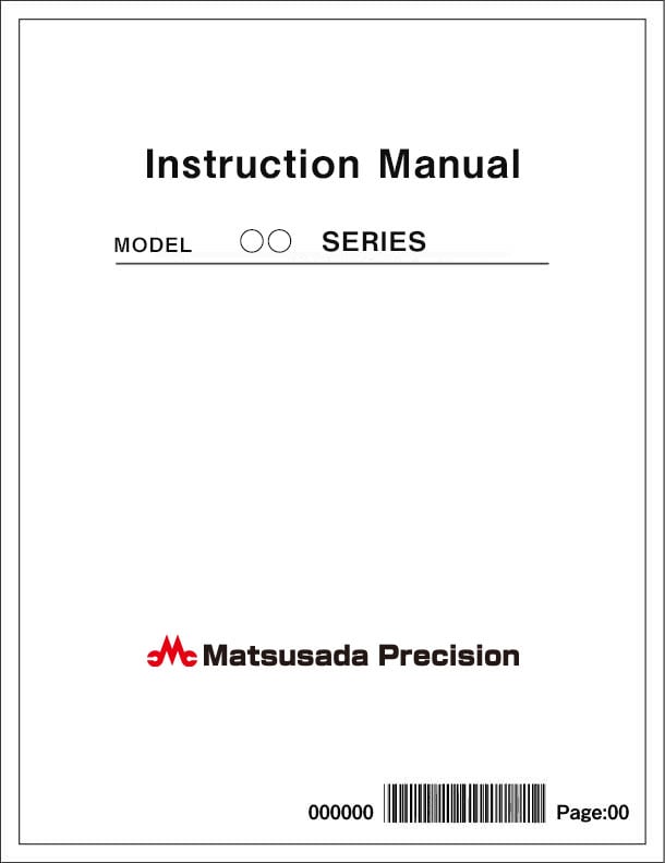 WA series Instruction Manual
